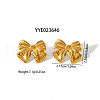 French Style Stainless Steel Butterfly Stud Earrings CG5144-6