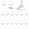 BENECREAT 20pcs Acrylic Wine Glass Charms AJEW-BC0003-69-1