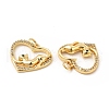 Brass Micro Pave Cubic Zirconia Pendants KK-H441-39G-3