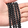 Synthetic Black Stone Beads Strands X-GSR6mmC044-5