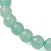 6mm Round Gemstone & Pearl Beaded Stretch Bracelets BJEW-JB10618-5