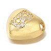 Rack Plating Brass Micro Pave Cubic Zirconia Pendants KK-I722-04G-B-2