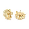 Brass Stud Earring Findings KK-Z099-05G-04-2