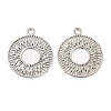 Long-Lasting Plated Brass Filigree Charms KK-K336-15P-1