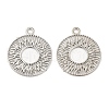 Long-Lasting Plated Brass Filigree Charms KK-K336-15P-1