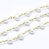 Natural Freshwater Pearl Handmade Beaded Chains CHC-L036-12G-1