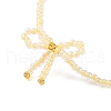 Bowknot Glass Seed Beaded Stretch Bracelets for Women JP0596-1-2