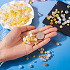 Transparent & Opaque Acrylic Bead OACR-TAC0002-08A-7
