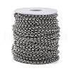 Tarnish Resistant 304 Stainless Steel Rolo Chains STAS-O076-16-3