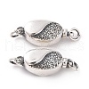 925 Sterling Silver Box Clasps STER-D035-18AS-1