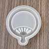 Fan Pendant DIY Silhouette Silicone Molds DIY-Z040-01C-3