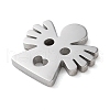 Non-Tarnish 304 Stainless Steel Laser Cut Cabochons STAS-N104-10P-2