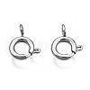 Tarnish Resistant 304 Stainless Steel Spring Ring Clasps STAS-S117-016B-2