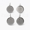 Tarnish Resistant 304 Stainless Steel Leverback Earring Findings STAS-L253-005B-P-1