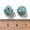 Plating Acrylic Beads OACR-S042-02C-2