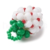 Seed Beads Beaded Charms PALLOY-MZ00331-01-4