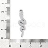 304 Stainless Steel Pendants STAS-I327-03P-03-3