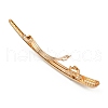 Alloy with Iron Clip Hair Barrettes PHAR-G014-05B-G-3