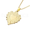 Sacred Heart 304 Stainless Steel Pendant Necklaces NJEW-G083-02A-G-1