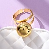 Brass Cuff Rings RJEW-D323-01G-2