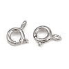 Brass Spring Ring Clasps KK-A257-13A-P-2