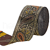 Embroidery Polyester Ribbon SRIB-WH0011-262-1