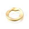 Brass Twisted Linking Rings KK-B131-14G-01-2