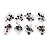 SUPERFINDINGS 48 Sets 8 Colors Plastic Doll Craft Eyes FIND-FH0008-82-1