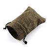 Burlap Packing Pouches Drawstring Bags ABAG-Q050-10x14-05-2