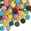 SUNNYCLUE 80Pcs Resin Rhinestone Beads RESI-SC0003-28-1