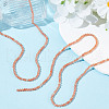GOMAKERER 2 Strands Natural Sunstone Beads Strands G-GO0001-63-4