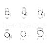 Tarnish Resistant Mixed 304 Stainless Steel Jump Rings STAS-X0014-B-2
