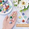 SUNNYCLUE 40Pcs 10 Style Resin Rhinestone Beads RESI-SC0002-31-3