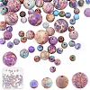 SUNNYCLUE 100Pcs 4 Styles Natural Imperial Jasper Beads G-SC0003-07-1