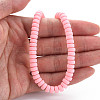 Handmade Polymer Clay Beads Strands CLAY-N008-118-6