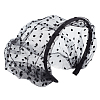 Polyester Mesh Veil Hair Bands OHAR-WH0021-63B-1