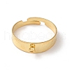 304 Stainless Steel Open Cuff Rings Findings STAS-K278-02G-2