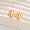 Imitation Pearl Hoop Earrings for Women WF4353-1