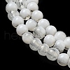 Crackle Glass Beads Strands X1-GLAA-U001-4mm-07-3
