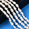 Natural Baroque Pearl Keshi Pearl Beads Strands X1-PEAR-S020-F10-02-2