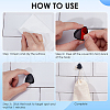 CRASPIRE 20Pcs Self-adhesive ABS Plastic Car Dashboard Hook Hangers AJEW-CP0003-73-5
