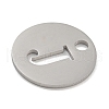 Non-Tarnish 304 Stainless Steel Pendants STAS-F233-M-P01-A-J-2