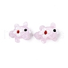 Handmade Lampwork Bumpy Beads Strands LAMP-T021-25B-4