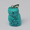 Gemstone Kitten Pendants G-S045-32-B-2