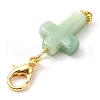 35Pcs 7 Colors Cross Acrylic Pendant Decorations HJEW-JM02775-6