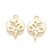 Brass Charms KK-T020-93G-1