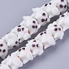 Handmade Lampwork Beads Strands PORC-L033-031B-02-1