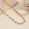 Elegant Vintage Hollow Stainless Steel Link Chain Necklaces for Women WE8601-4-1