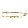 304 Stainless Steel Safety Pins Brooch Findings STAS-K252-11C-G-1