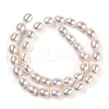 Natural Cultured Freshwater Pearl Beads Strands PEAR-U001-01B-3